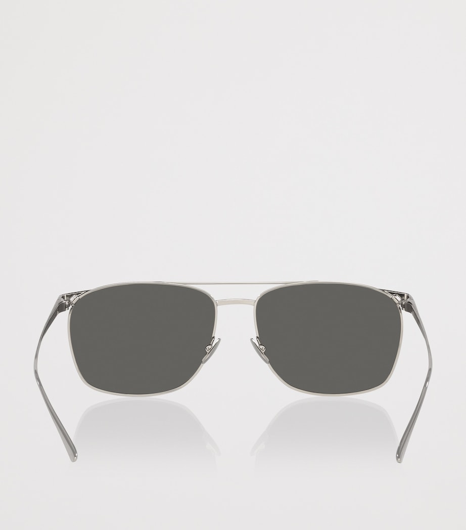Saint Laurent metal pilot sunglasses, UK version