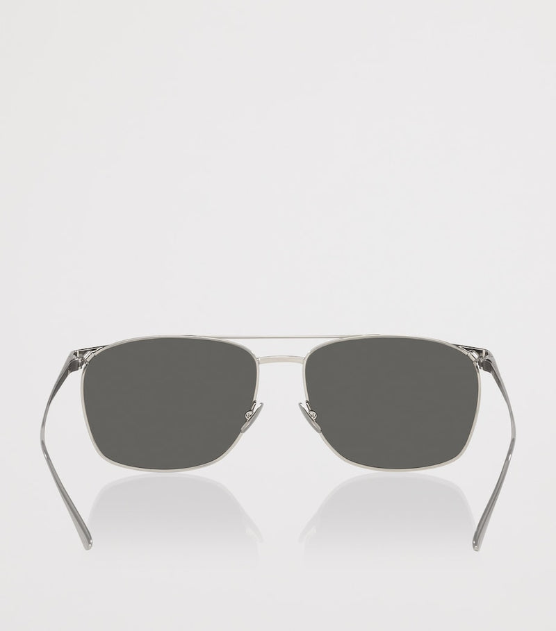 Saint Laurent metal pilot sunglasses, UK version