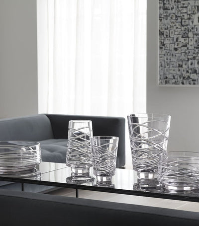 Harrods Waterford Crystal Aran Vase (25cm)- Buy online at McGrocer