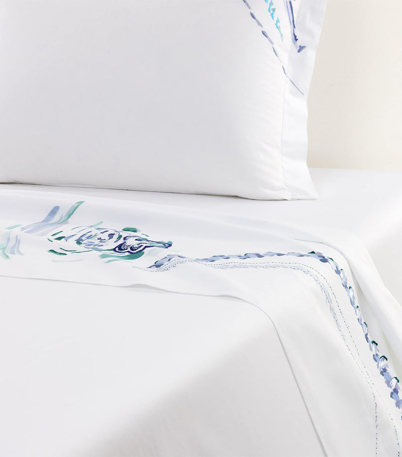 Yves Delorme Abysses double flat sheet 240cm x 320cm (British brand)