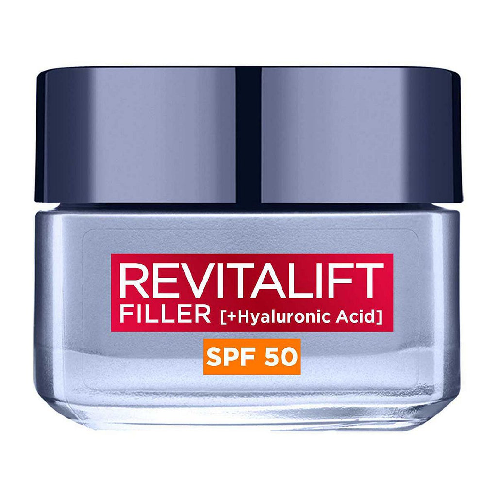 L'Oreal Paris Revitalift Filler + Hyaluronic Acid Anti Ageing Anti-Wrinkle SPF 50 Replumping Day Cream 50ml