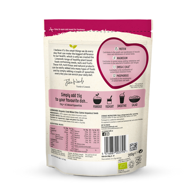 Linwoods Gemahlene Bio-Chiasamen 200g