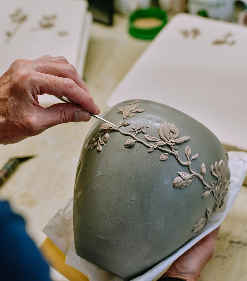 Wedgwood Magnolia Blossom Vase (18cm)