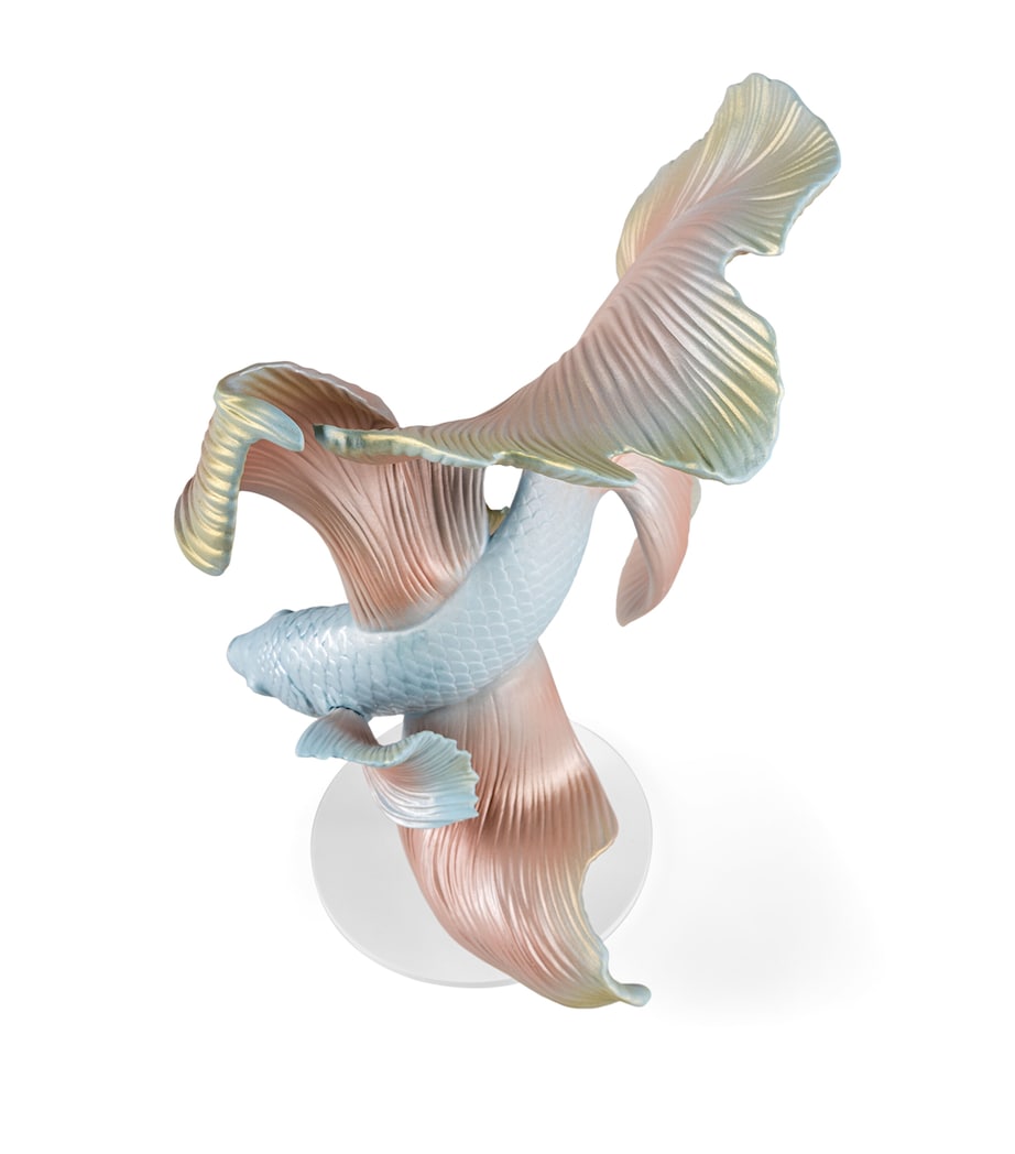 Lladró porcelain Betta fish left ornament, UK version