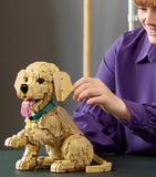 LEGO Icons Golden Retriever Puppy building set 2102 pieces, UK version