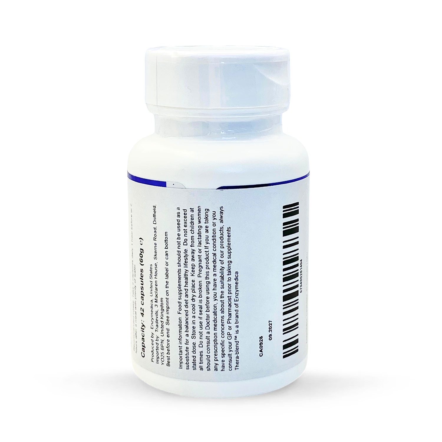 Enzymedica Candidase supplement 42 capsules, UK version