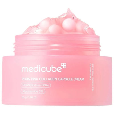 Superdrug Medicube PDRN Pink Collagen Capsule Cream Face Cream 55g- Buy online at McGrocer