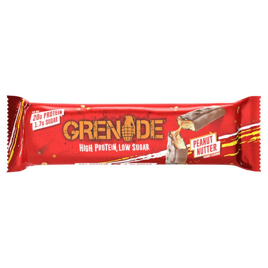 Grenade Carb Killa High Protein Bar Peanut Nutter Sports Nutrition ASDA   