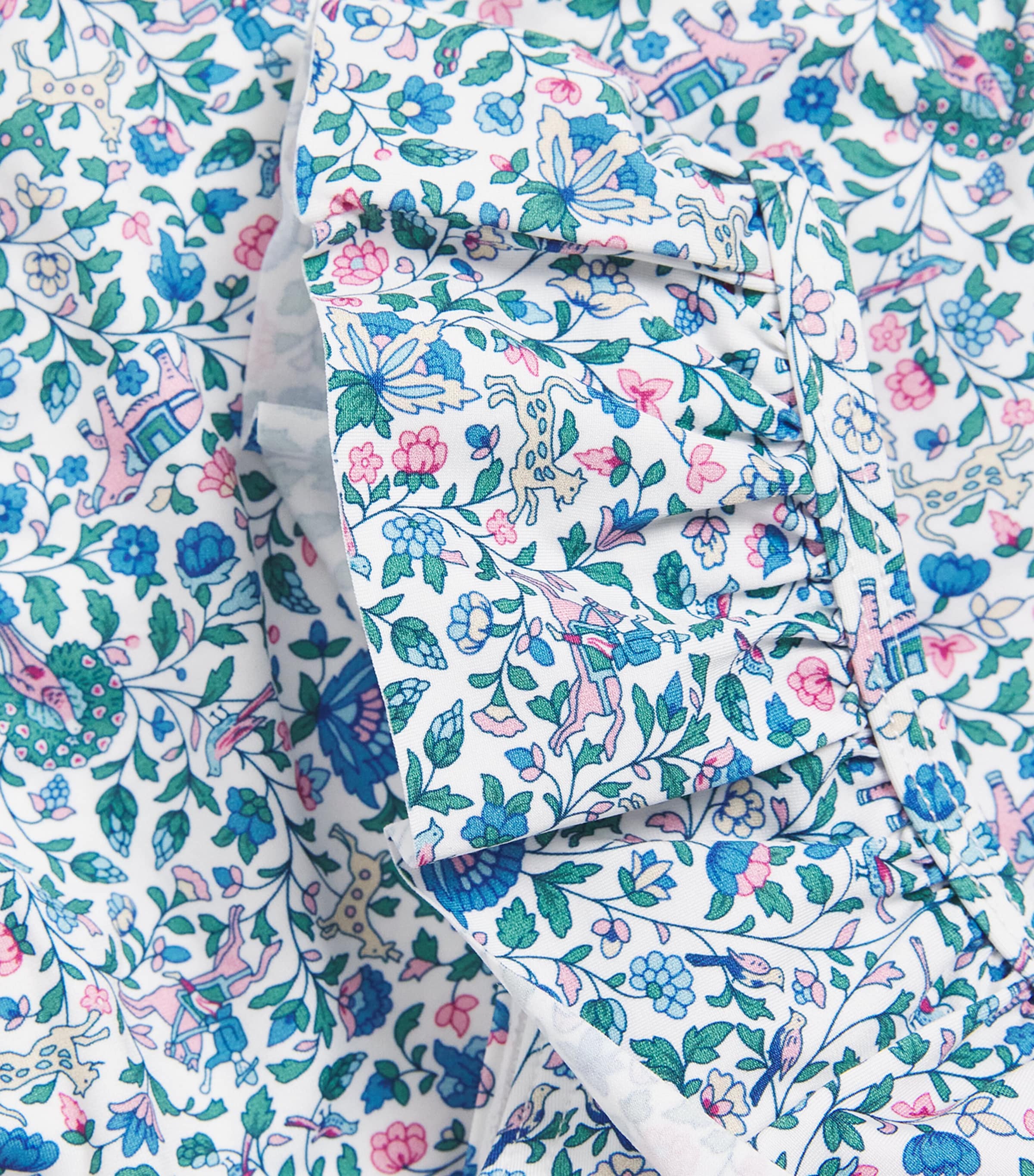 Tartine et Chocolat floral ruffle-trim children's swimsuit 3-12 years (British brand)