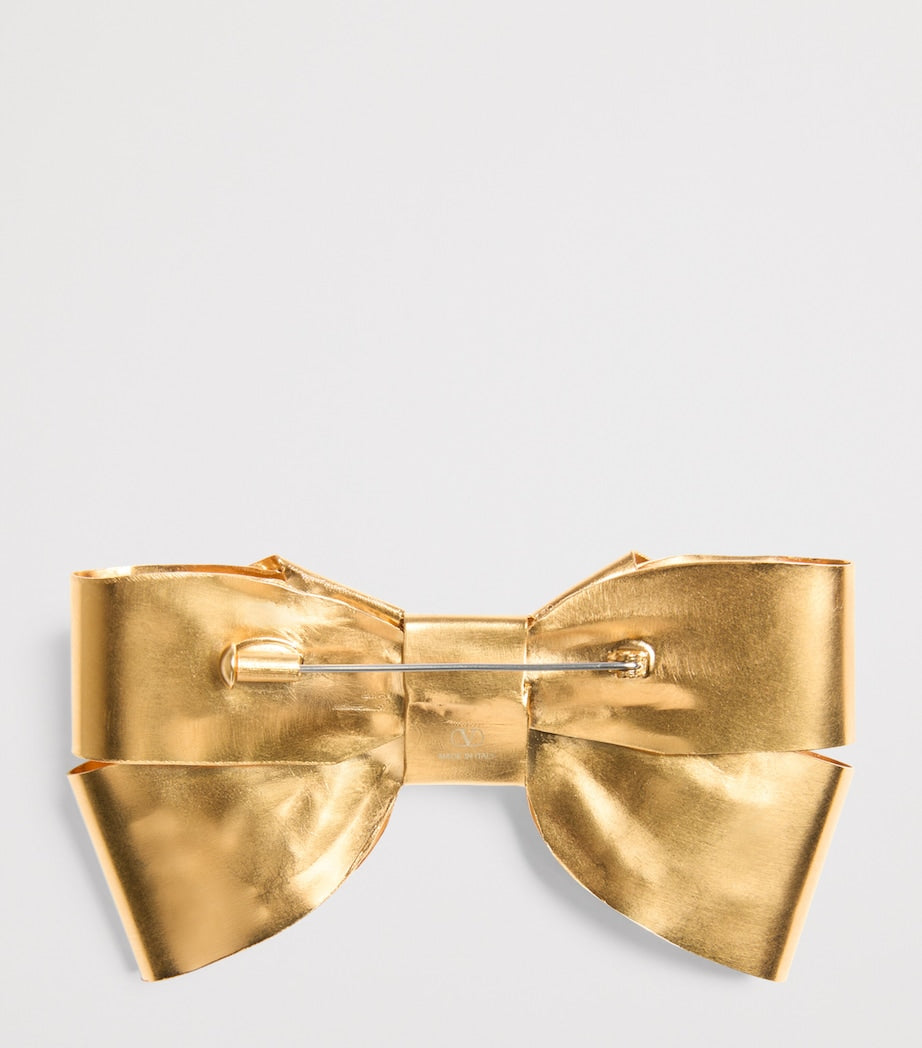 Valentino Garavani small Trop Chou bow brooch - British product