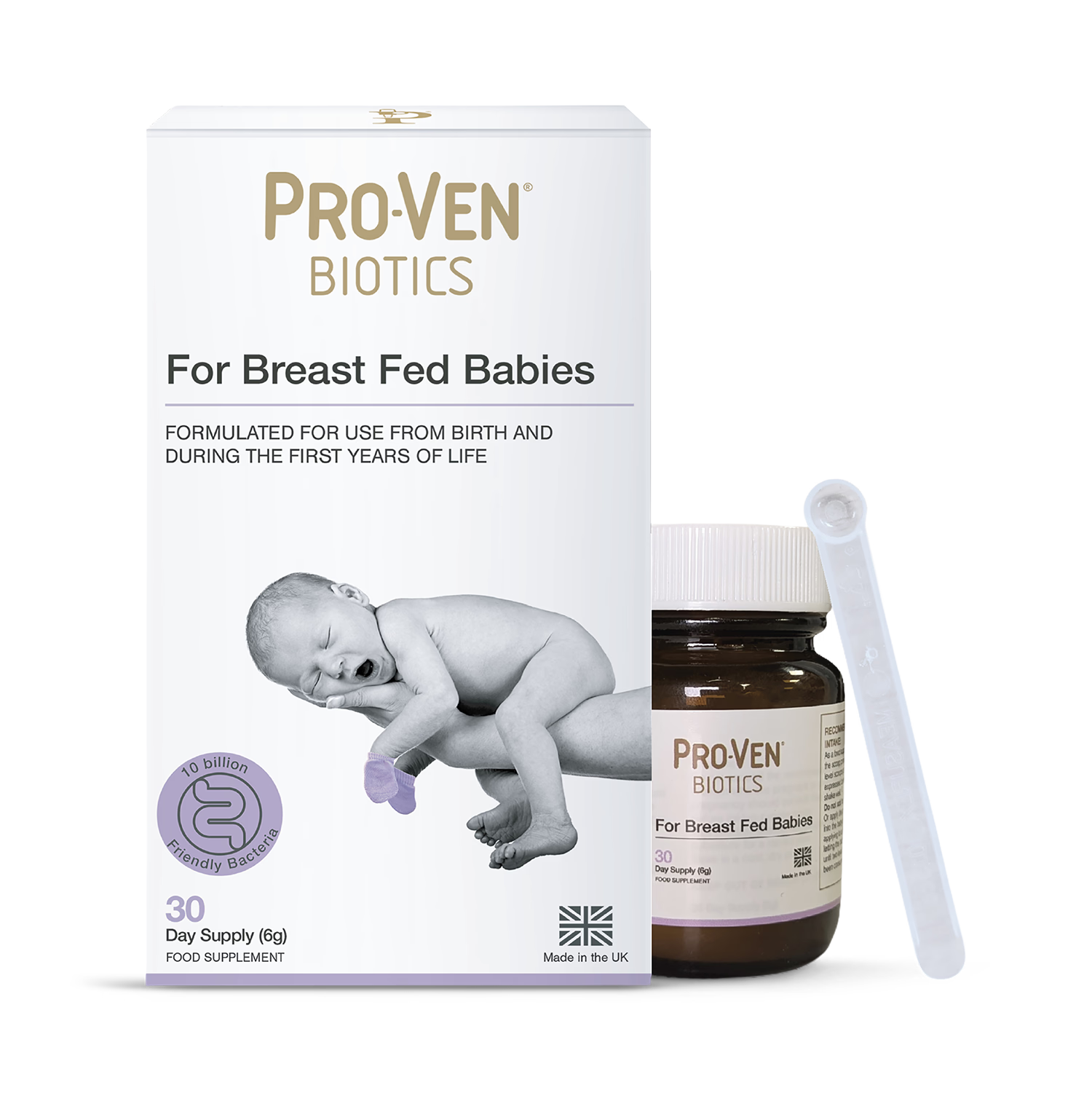 Pro-Ven infant probiotic supplement for breastfed babies 6g (British brand)