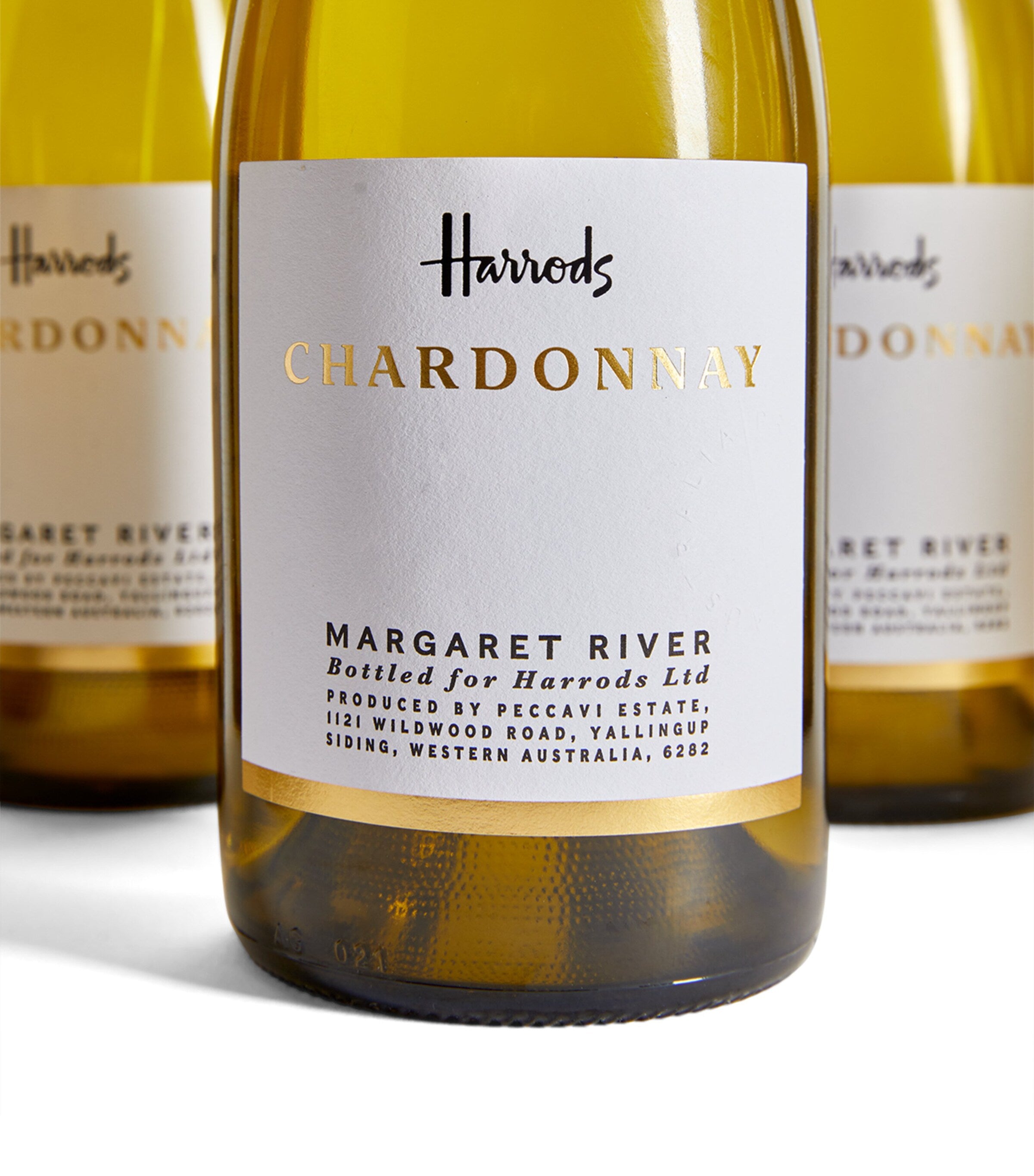 Harrods Margaret River Chardonnay 12 bottle wine case, UK version