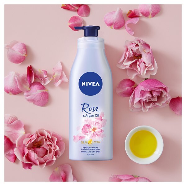 NIVEA Rose & Argan Oil Body Lotion Normal to Dry Skin 400ml GOODS Superdrug   