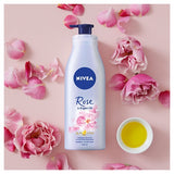 NIVEA Rose & Argan Oil Body Lotion Normal to Dry Skin 400ml GOODS Superdrug   