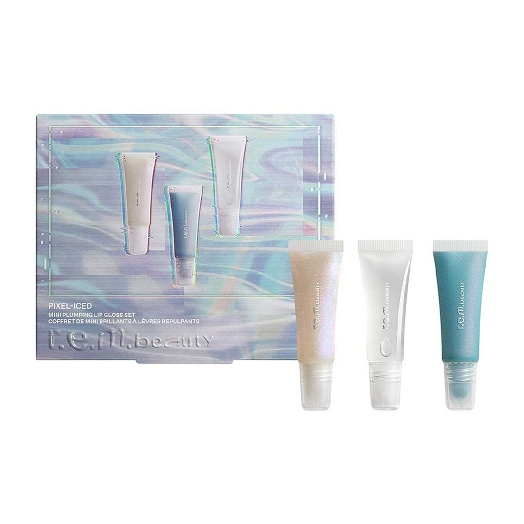 r.e.m. beauty Pixel-Iced Mini Plumping Lip Gloss Set