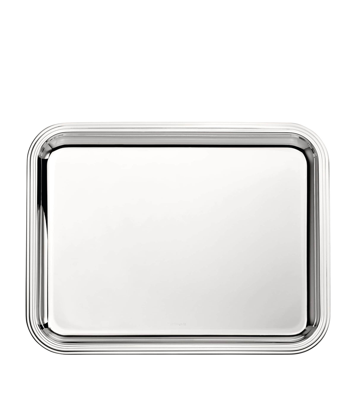 Christofle Albi silver-plated tray 36cm x 28cm - British product
