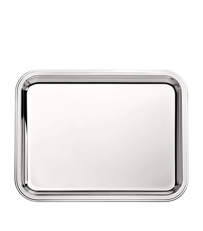 Harrods Christofle Albi Silver-Plated Serving Tray (36cm x 28cm)- Buy online at McGrocer
