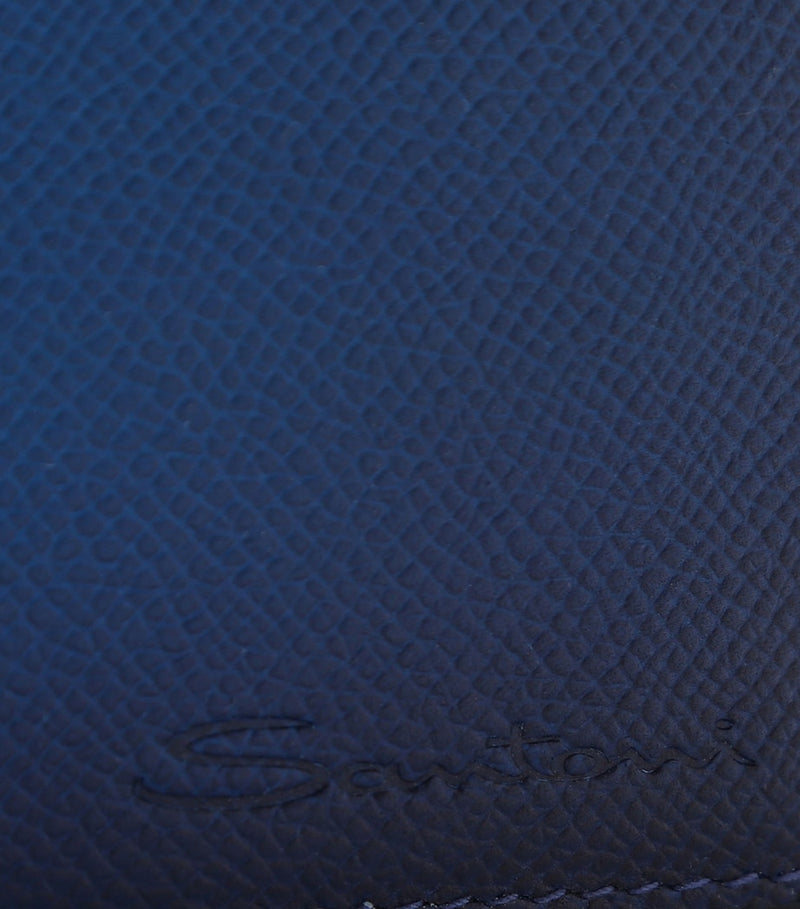 Santoni ombré leather bifold wallet - British product