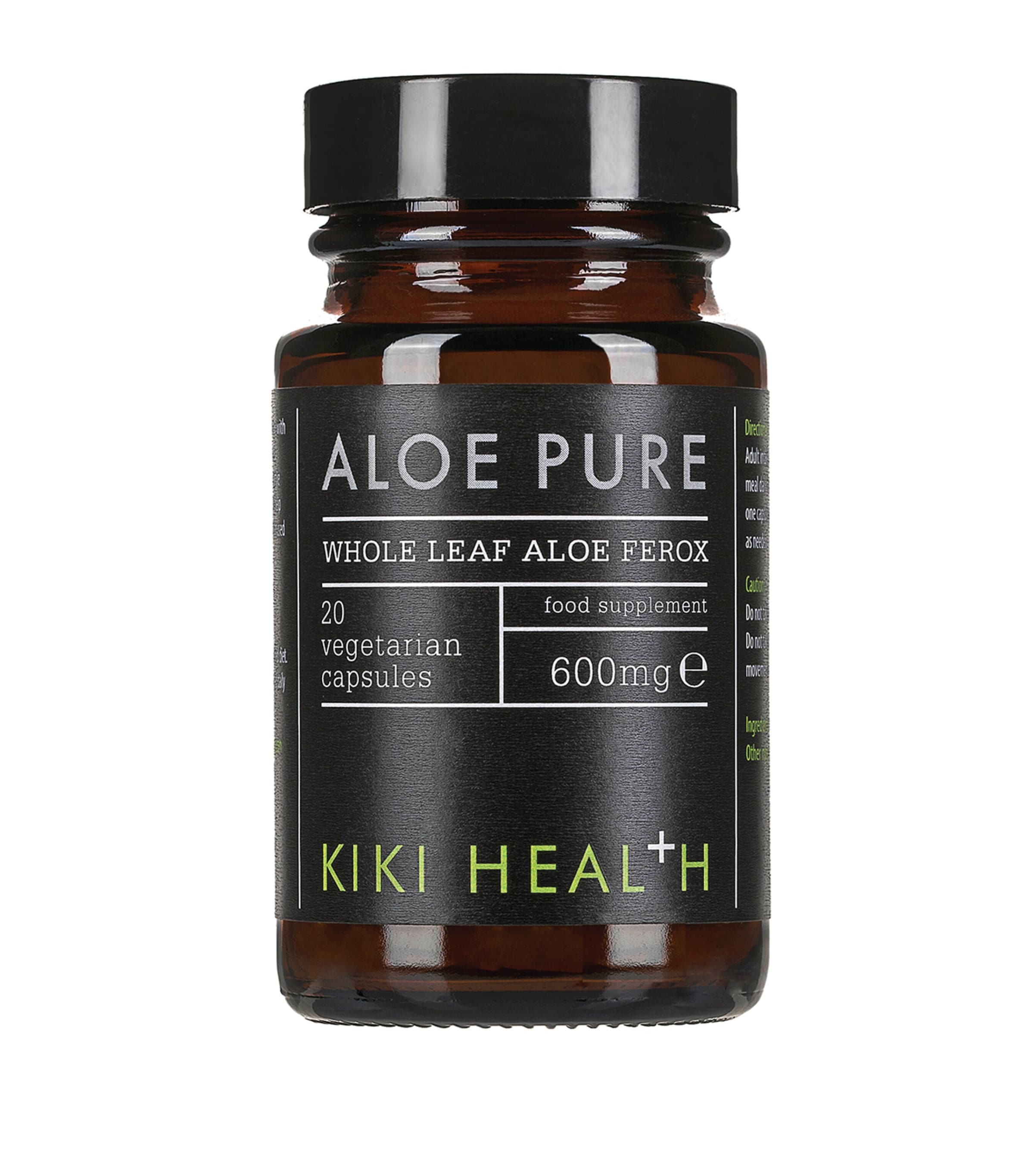 Kiki Heal+H Aloe Pure 20 vegetarian capsules, UK version
