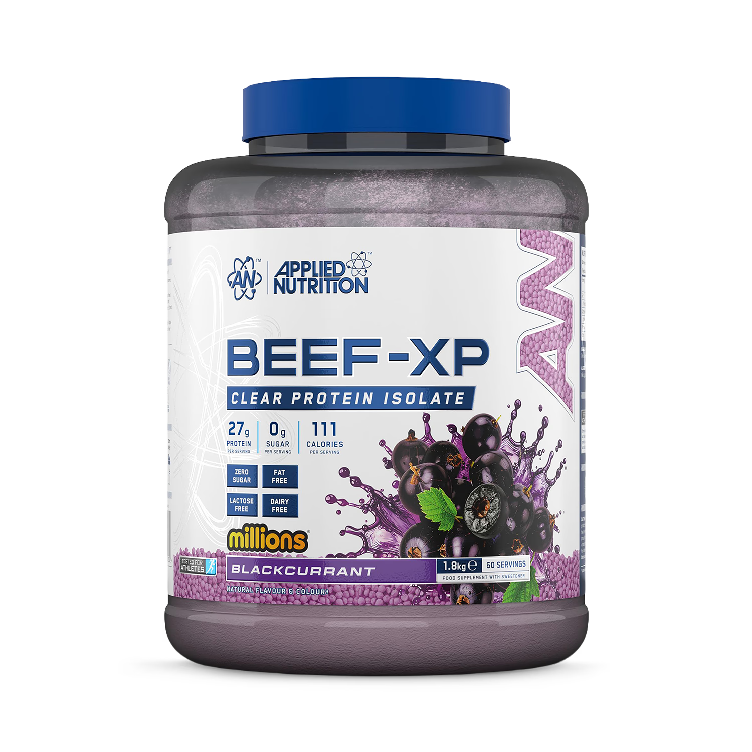 Applied Nutrition Beef XP protein isolate blackcurrant 1.8kg - British product