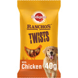 Pedigree Ranchos Twists Adult Dog Treats Chicken Sticks Dog Food & Accessories ASDA   