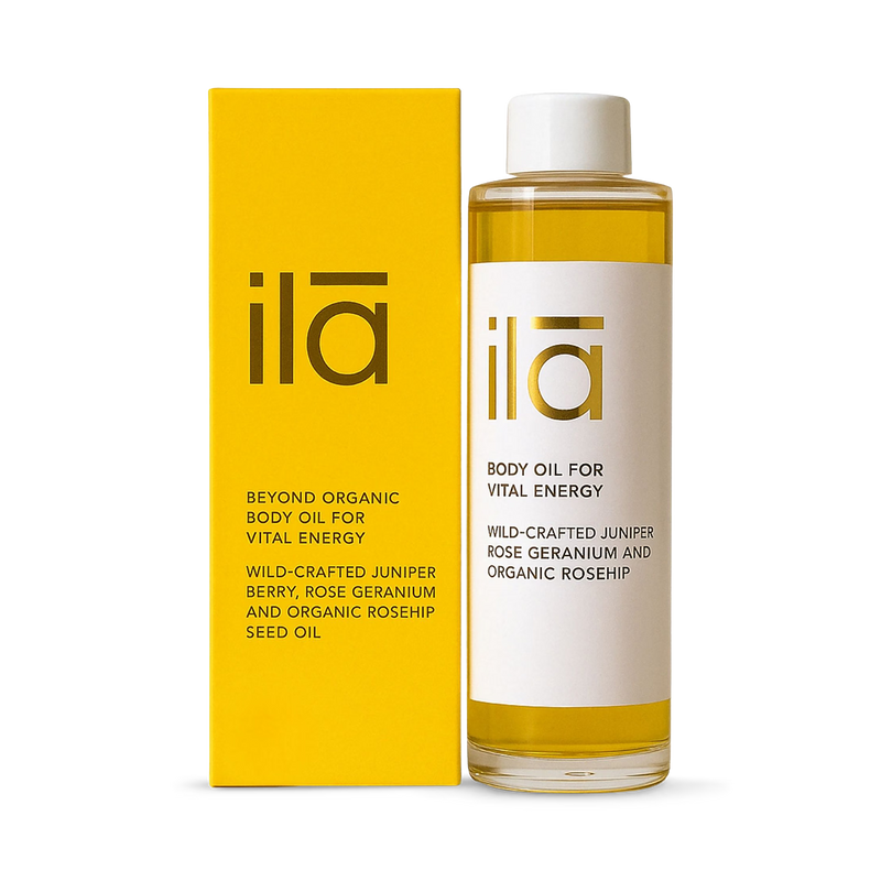 Body oil for vital energy 100ml, imported from the UK