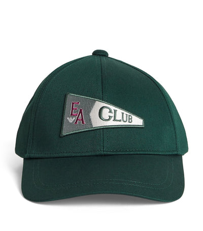 Harrods Emporio Armani Cotton Patch Baseball Cap- Buy online at McGrocer