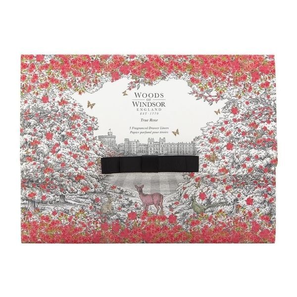 Woods Of Windsor True Rose drawer liners - British product