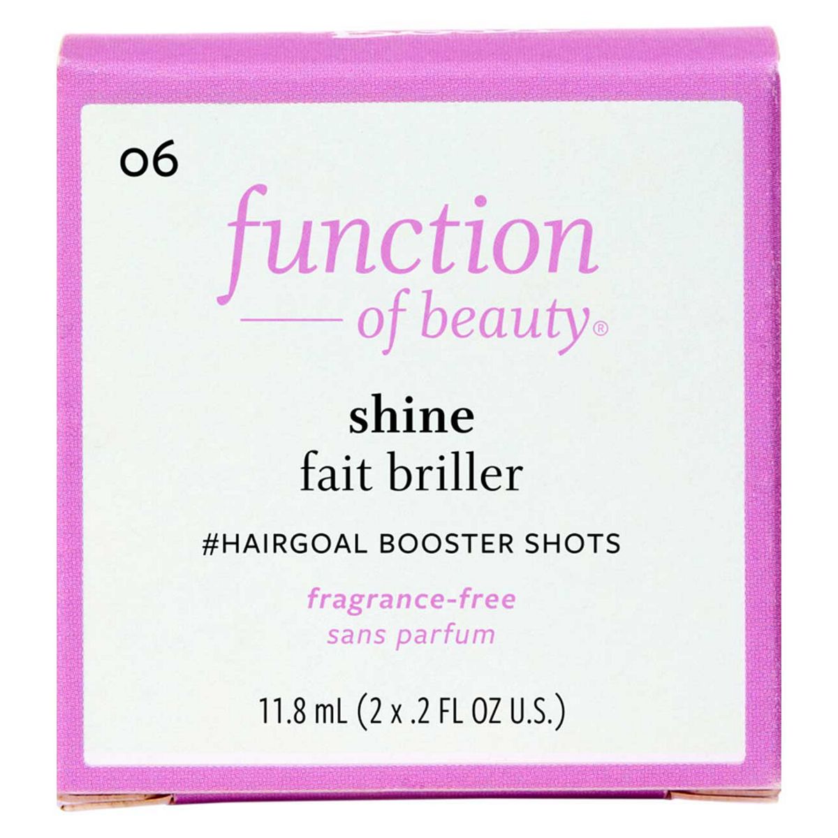 Function of Beauty Shine Hair Goal Add In Booster Treatment 11.8ml GOODS Boots   