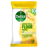 Dettol Multipurpose Antibacterial Biodegradable Floor Cleaning Wipes Lemon x10 GOODS Sainsburys   