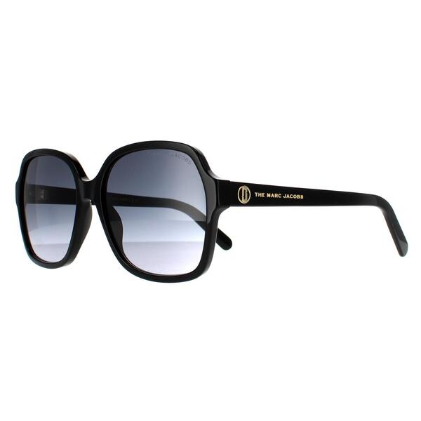 Marc Jacobs MARC 526/S women's square sunglasses black gradient (British brand)