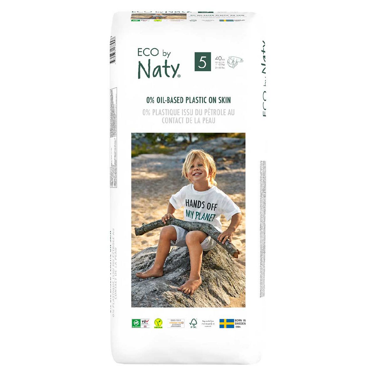 Naty Size 5, 40 Eco Nappies, 11-25kg Baby Accessories & Cleaning Boots   