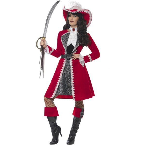 Smiffys Deluxe Authentic Lady Captain Costume
