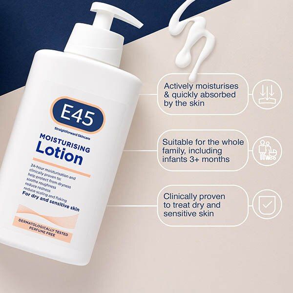 E45 Moisturising Body Lotion 500ml GOODS Superdrug   