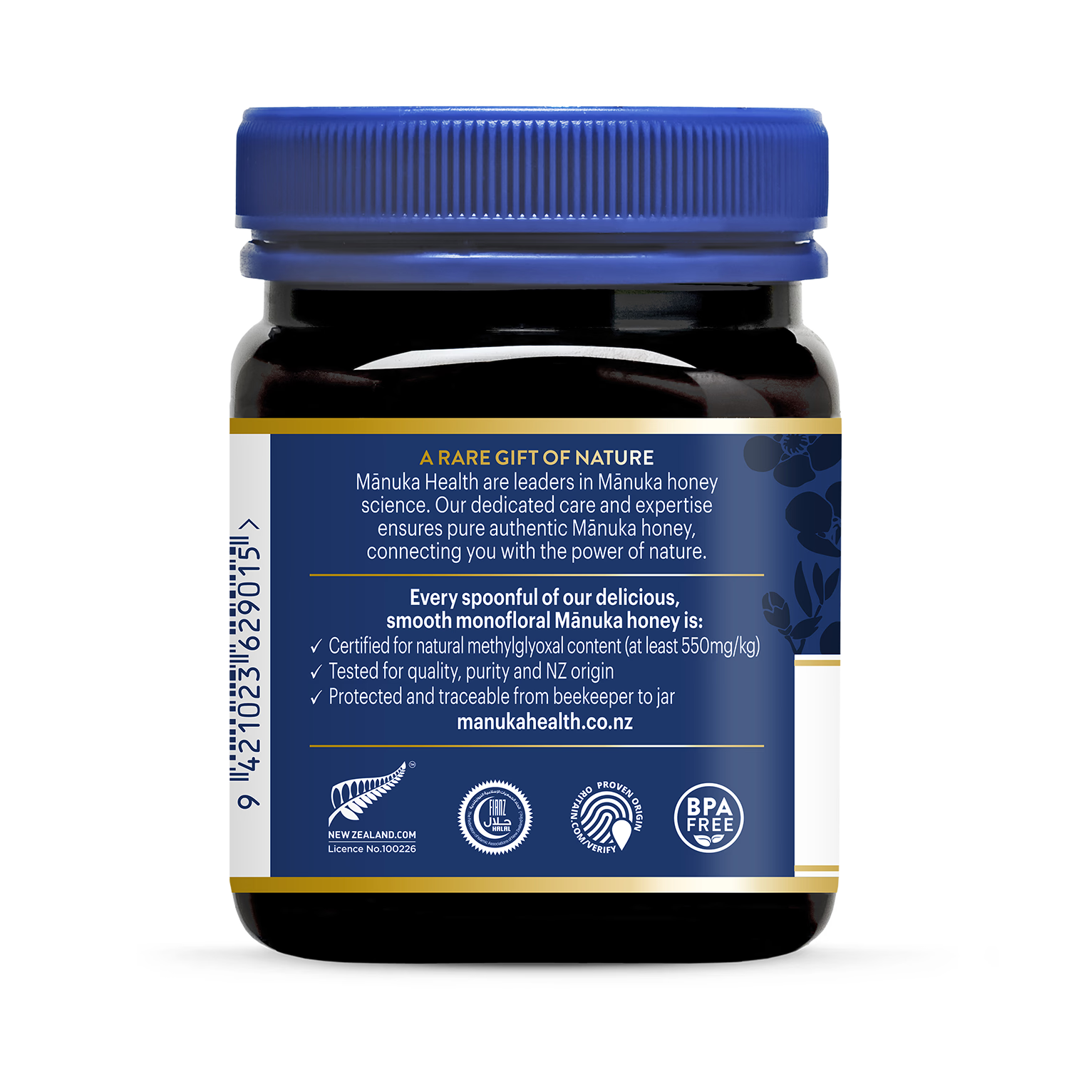 Manuka Health MGO 550+ honey 250g (British brand)