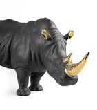 Lladró porcelain rhino figurine, UK version