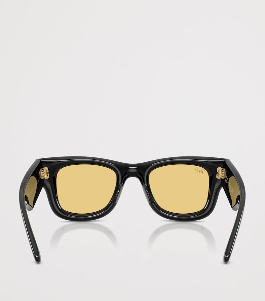 Ray-Ban Wayfarer Puffer Square sunglasses with nylon frame, UK version