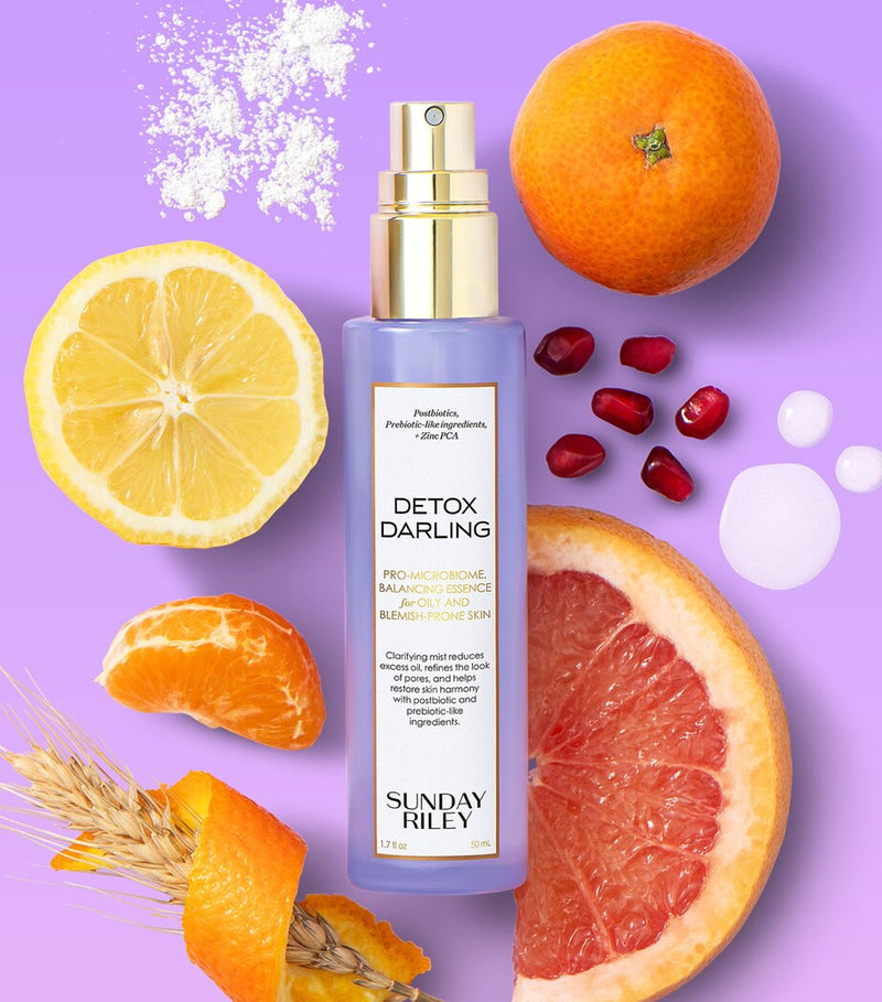 Sunday Riley Detox Darling Microbiome Balancing Toner and Essence 50ml (British brand)