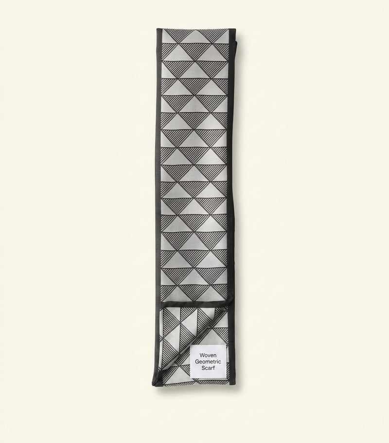 Prada triangle print silk scarf skinny 85x6cm - British product