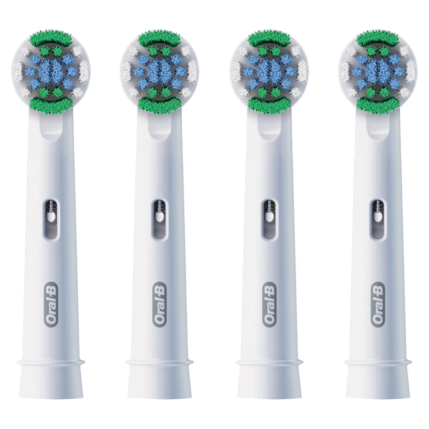 Oral-B Precision Clean toothbrush heads 4 count, imported from the UK