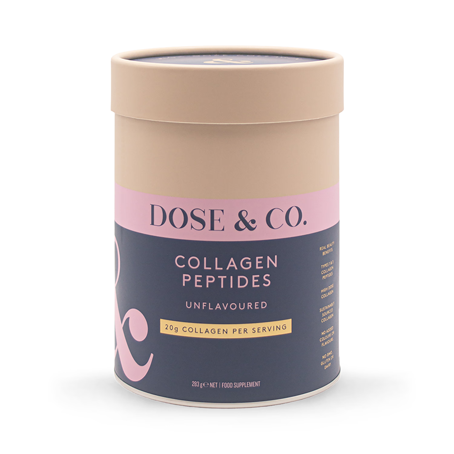 Dose & Co Collagen Peptides Powder 283g - British product