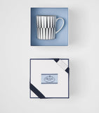 Prada porcelain stripes mug, imported from the UK