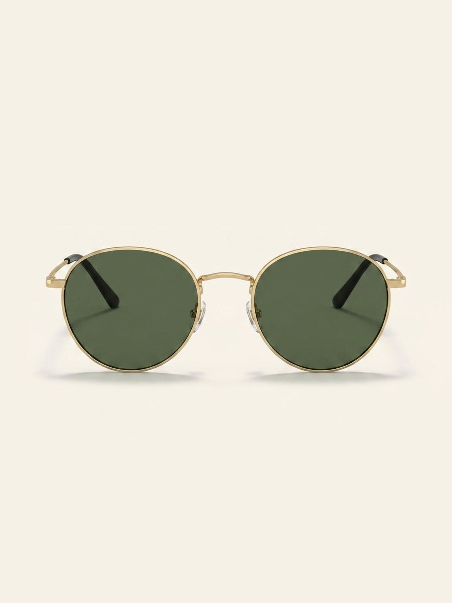 Gucci GG1875S oval metal sunglasses gold hardware, imported from the UK