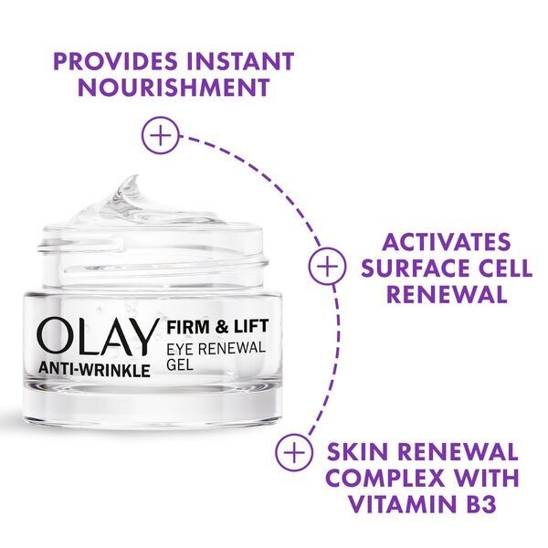 Olay Anti-Wrinkle Firm & Lift Eye Renewal Gel 15ml GOODS Superdrug   