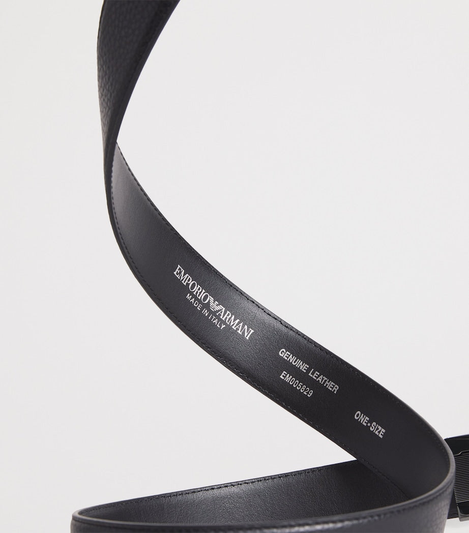 Emporio Armani leather tongue belt 3cm - British product