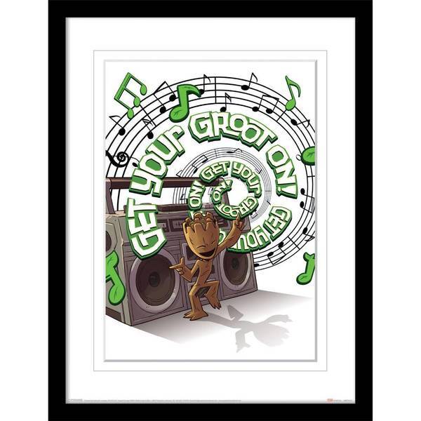 Marvel Guardians of the Galaxy Groot framed print, UK version