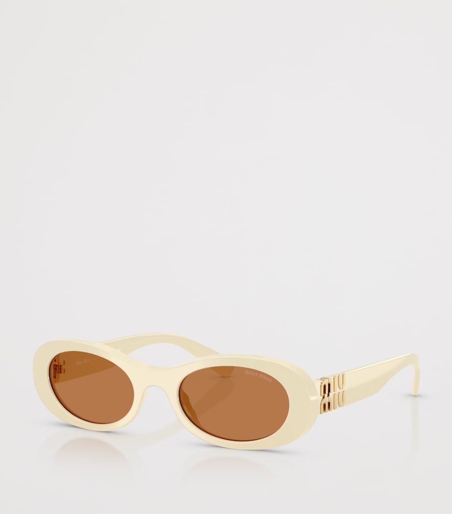 Miu Miu oval acetate sunglasses MU06ZS - British product