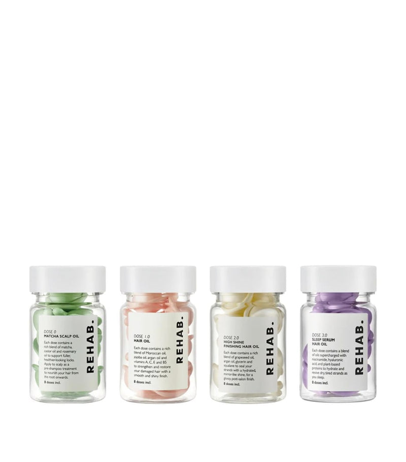 REHAB Mini Dose Hair Oil Gift Set, imported from the UK