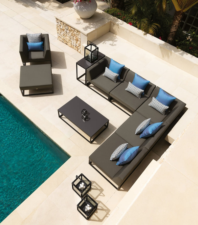 Indian Ocean Latitude modular outdoor centre lounge chair, UK version