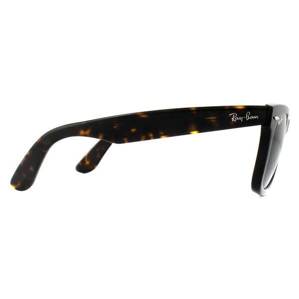 Ray-Ban Wayfarer 2140 tortoise green sunglasses 50mm, imported from the UK